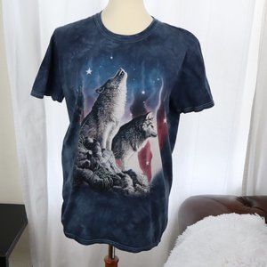 Larry Jack Wolf Shirt Howling Wolves Patriotic